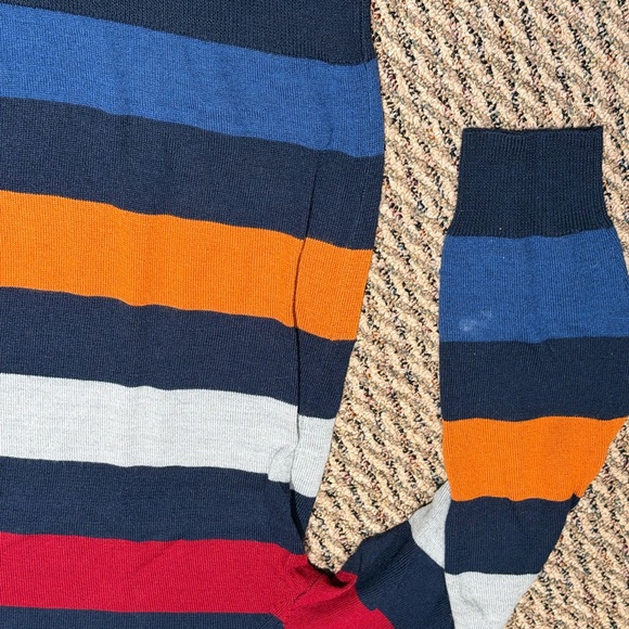 Club Room Mens Merino Wool Stripe Sweater - Picture 6 of 8